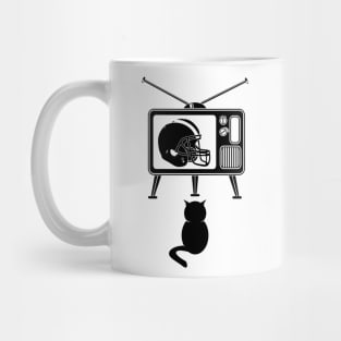 Cats Love Football Mug